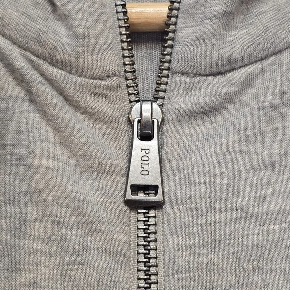 RLX Ralph Lauren Golf Mockneck Jacket Full Zip Stretch Hthr Grey Mens L NWT $228 - Picture 7 of 12